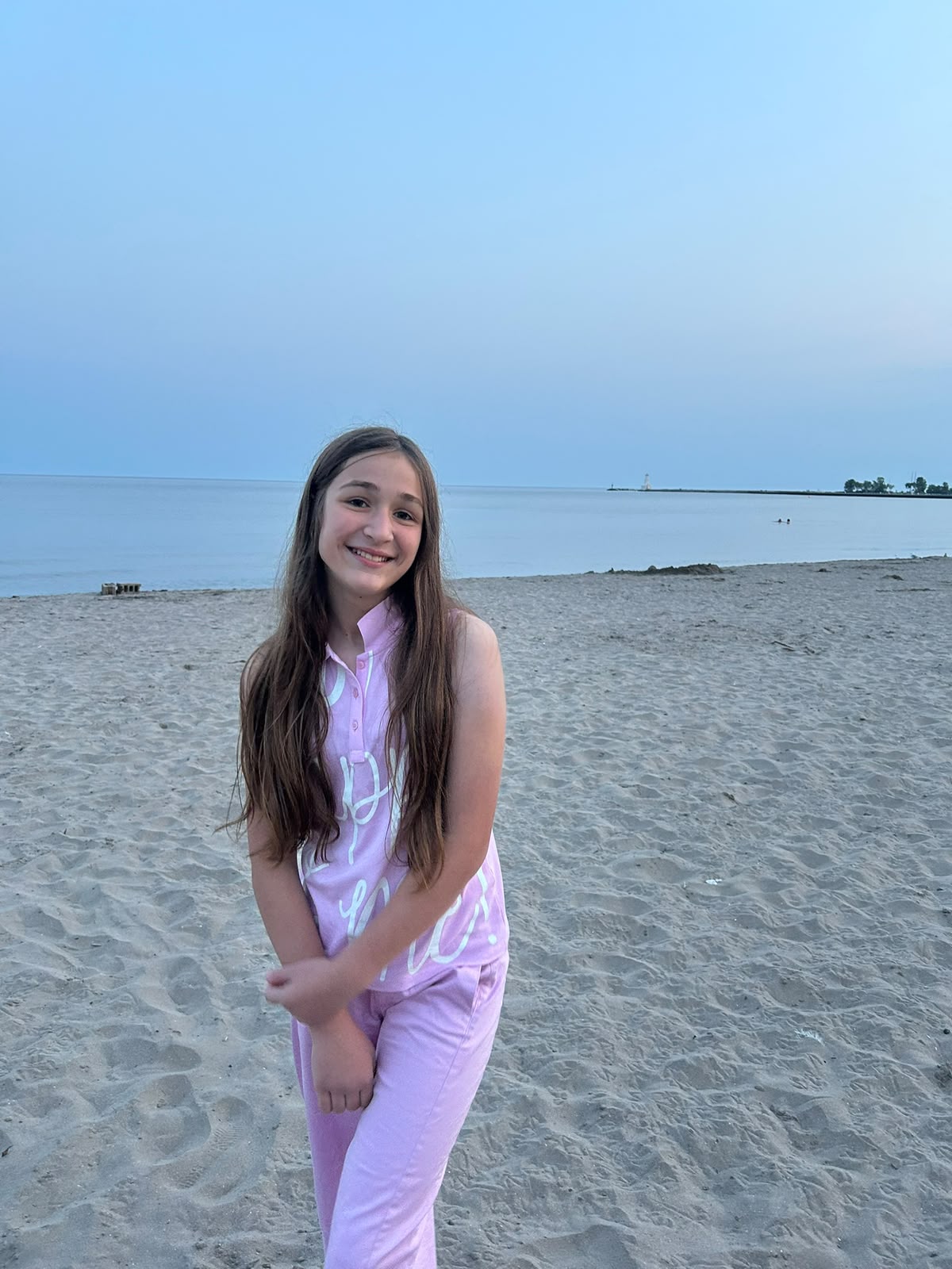 Sham on the beach